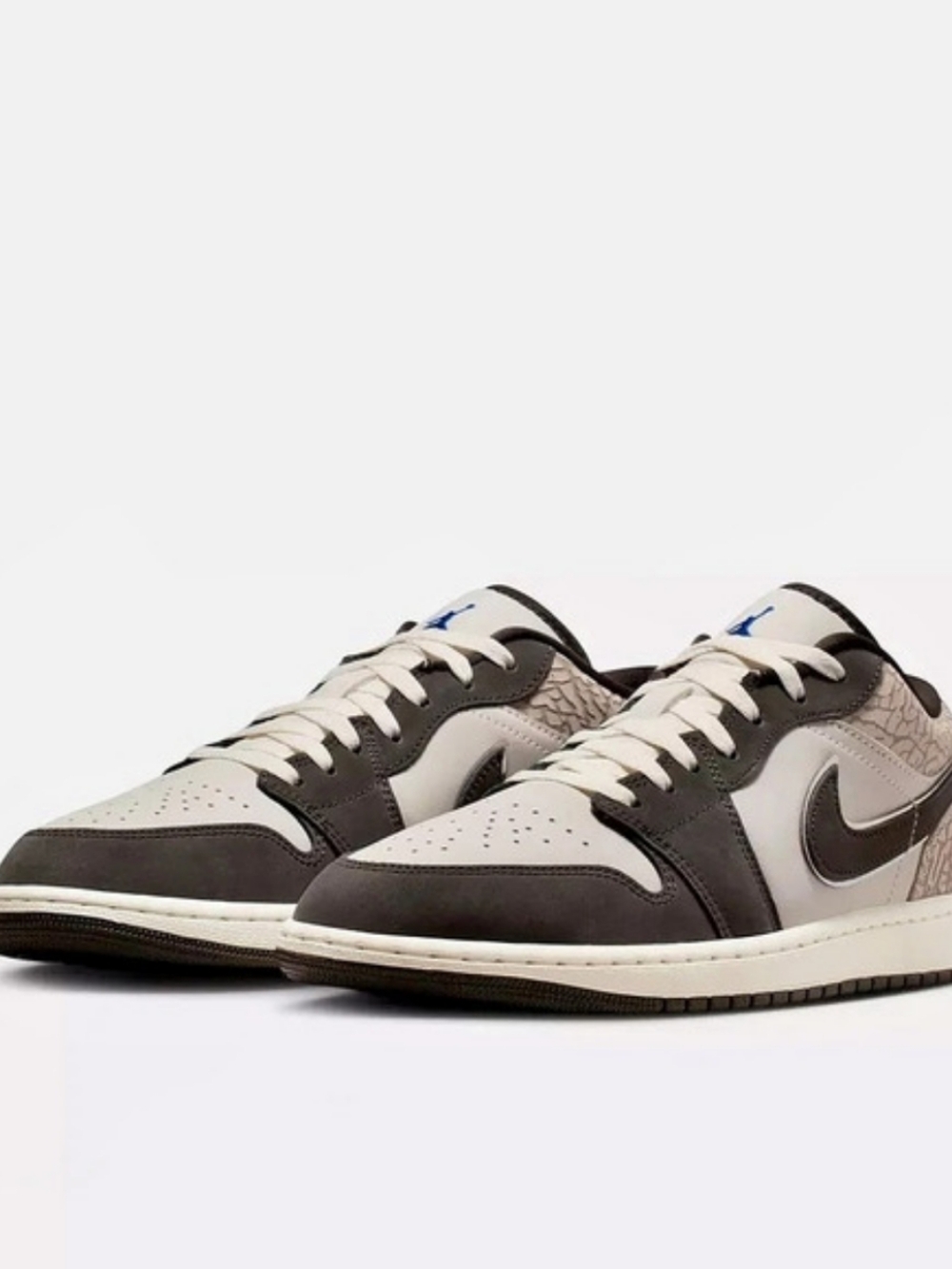 Men's Air Jordan Retro 1 Low OG SE  Sail/Infrared/Deep Pewter